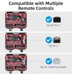 FPVtosky Dual Layer Hard Case for DJI Mavic 4 Pro[CASE ONLY], Waterproof Hard Case for Mavic 4 Pro Drone, Travel Carrying Bag Storage Box for DJI Mavic 4 Pro Fly More Combo Accessories