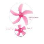 8Pairs(8CCW&8CW) Propellers, Upgrade Less Noise Props Replacement & Better Control, Gemfan D51-5 Cinewhoop 5 Blades Props for RC FPV Racing Freestyle 2inch Cinewhoop Ducted Drone(Red + Grey)