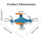 Mini Drone with Easy Stunt Flights & 360° Tricks, Perfect Beginner-Friendly Flyer, Mini Drone for Kids with LED & Altitude Hold & Propeller Protection for Indoor Outdoor Mini Quadcopter