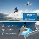 Drone with Camera, 2K HD FPV Drones for Adults, Mini Drone with Gravity Control, One Key Take Off/Land, Waypoint Fly, Gestures Selfie, 3 Speed Modes, RC Drone for Beginners with 2 Batteries