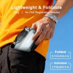 Drone with Camera, 2K HD FPV Drones for Adults, Mini Drone with Gravity Control, One Key Take Off/Land, Waypoint Fly, Gestures Selfie, 3 Speed Modes, RC Drone for Beginners with 2 Batteries