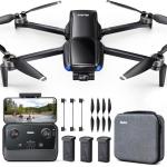 Ruko U11MINI 4K, Drones with Camera for Adults 4K Video 8K Photo, Under 249g, 3-Axis Gimbal EIS, 96 Min Flight Time, 20000ft FPV Transmission Professional Drone, AI Takeoff/Landing, Auto Return, GPS with Beeper, Beginner Friendly