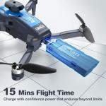 F179 Drone with 1080P Camera, Brushless Motors, Obstacle Avoidance & WIFI Control,Trajectory Flight, 3D Flip, Optical Flow Positioning, Electric 90° Lens, Quadcopter for Adults/Kids/Beginners