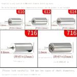 Mini quadcopter propeller, remote control aircraft propeller, mini propeller suitable for small and medium-sized unmanned aerial vehicles, 20 propeller props, 35, 37, 42, 46 mm, etc. (42mm/1.65in（黑色）)