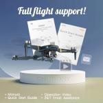 Auto Hover Foldable Drone with Camera for Adults 4K HD, Super Endurance WiFi Quadcopter Drones with Brushless Motor, 2650 FT Control Range, 60+ Min Extended Flight Time, Follow Me Feature (3 Batteries) for Beginners