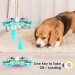 HALIVITA Drones for Kids, RC Drone with Cool Led Lights Mini Remote Control Beginner Drone Indoor Outdoor RC Quadcopter with 3D Flip and 2 Rechargeable Battery Flying Toys Gift for Boys Girls, White