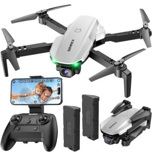 SIMREX Drone With Camera 1080P for Kids And Adults, RC Quadcopter With Altitude Hold, Mini Drone With One Key Start, Waypoint Fly, Headless Mode, 3D Flip, 3 Speeds, Remote Control Drone for Beginners