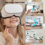 SIMREX Drone With Camera 1080P for Kids And Adults, RC Quadcopter With Altitude Hold, Mini Drone With One Key Start, Waypoint Fly, Headless Mode, 3D Flip, 3 Speeds, Remote Control Drone for Beginners
