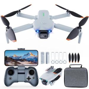 Drone with Camera for Adults and Beginners,Drones for kids 1080P HD FPV,Brushless Motor, Gesture Control, One Key Start/Land, 360° Flip, Waypoints Fly, 3 Speed Mode,Kids Drone Toys Gifts for Boys