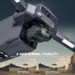 Contixo Drone for Adults, 4K/30FPS Video, 2-Axis Gimbal & EIS, Obstacle Avoidance, 5.5" Touch Screen Remote, GPS & Optical Flow, Brushless Motor, 4 Miles Flight & FPV Transmission, 42 Min Flight Time