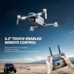 Contixo Drone for Adults, 4K/30FPS Video, 2-Axis Gimbal & EIS, Obstacle Avoidance, 5.5" Touch Screen Remote, GPS & Optical Flow, Brushless Motor, 4 Miles Flight & FPV Transmission, 42 Min Flight Time
