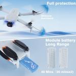 Drone with Camera for Adults and Beginners,Drones for kids 1080P HD FPV,Brushless Motor, Gesture Control, One Key Start/Land, 360° Flip, Waypoints Fly, 3 Speed Mode,Kids Drone Toys Gifts for Boys