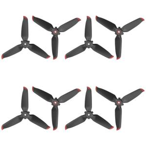 Craznick Propellers for DJI FPV Blades - 8Pcs Props Quick Replacement Spare Part Low Noise Props Wings for DJI FPV Drone Accessories Red Tips