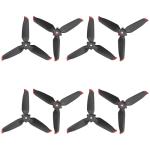 Craznick Propellers for DJI FPV Blades - 8Pcs Props Quick Replacement Spare Part Low Noise Props Wings for DJI FPV Drone Accessories Red Tips