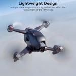 Craznick Propellers for DJI FPV Blades - 8Pcs Props Quick Replacement Spare Part Low Noise Props Wings for DJI FPV Drone Accessories Red Tips