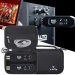 worfty Case for ALTO Bluetooth Total 2 / ALTO Bluetooth Ultimate XLR Equipped Rechargeable Bluetooth Receiver Organizer - Hard Protective Travel Carrying Storage Bag (Black)