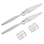 FOCMKEAS 2 Pcs 7050 7×5" Propeller Prop,Remote Control Propeller,Rc Quadcopter Propellers,Gray Nylon Drone Propellers for Stunt Planes Gliders Flying Wings Delta Wings Drones