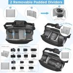 TAAOKA Camera Sling Bag,Waterproof Camera Case with Tripod Holder,DSLR/SLR/Mirrorless Camera Bags Crossbody for photographers-Black