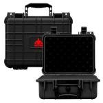 Jack Boss 14x 11.5x 6 Inch Hard Case, Portable Weather Waterproof Protective Camera Case with Customizable Foam, Fit Use of Drones, Camera, Equipments, Black