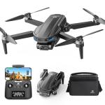 DEERC D65 Drone with 4K UHD Camera for Adults, 2-Axis Gimbal & EIS Stabilization, Under 249g Foldable GPS Quadcopter with Brushless Motors, Follow Me, Waypoint, Orbit, Auto Return, Beginner Friendly