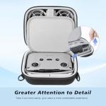 Krypthos Carrying Case for DJI Neo, Portable Shoulder Bag Travel Neo Case with Elastic Strap to Fix DJI Neo Drone, Suit for Travel and Home Storage Drone and Its Accessories Black- Not for Neo 2