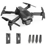 Naseto Drone with Camera 1080P HD, FPV Foldable Drone for Adults Kids, One-Key Take Off/ Landing, 3D Flips, Altitude Hold, Speed Adjustment, Headless Mode, 2 Batteries, Toys Gifts for Boys Girls, Beginner