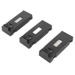 3PCS Drone Battery 2600MAH 3.7V, Drone Battery Long Life Rechargeable, Replacement Lithium Battery for Quadcopter E88, for Brushless for S13 S1 APP8GPS