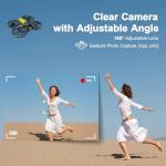 Drone for Kids with Camera and 4.5" Screen Remote – Beginner RC Drone with Brushless Motor, Optical Flow Hover, One-Key Takeoff, FPV Video, 2 Batteries