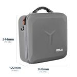 YBING Mavic 4 Pro Case, Portable PU Leather Travel Bag Carrying Case for Mavic 4 Pro Drone Accessories with DJI RC- 2 Controller (FOR DJI RC 2 Set)