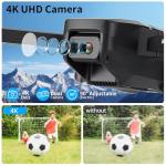 GPS Drones with Camera for Adults 1080P, 4.5"LCD Screen Control and Follow Me, 5GHz FPV Real-Time and GPS Auto Return, Up to 32G SD Card, RC Quadcopter drone Beginner, Long Flight Time Under 249g