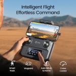 Holy Stone HS600D Drone with 8K Camera for Adults, 3 Axis Gimbal, 4K/30fps Video, 80 Min Flight Time with 2 Batteries, 20000ft FPV Transmission Professional Drone, Auto Return, Beginner Mode, gift