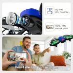 Swifsen Drones for Kids with Camera,Rc Drone Indoor Small Helicopter,Birthday Gifts for Boys and Girls Beginners Friendly,Mini Quadcopter Toy With 2 Batteries,Propeller Full Protect,Altitude Hold