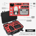 Tomat Mini 4K Case Waterproof Hard Carrying Case for DJI MINI 4K/Mini 2 /Mini 2 SE Fly More Combo Accessories