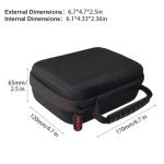 Evanice EVA Case with Foam，6.7 x4.7 x2.5 inches Hard Sided Camera EVA shockproof Outdoor case，Suitable for storage of drones, digital products, electronic instruments, etc.