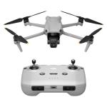 DJI Air 3 (DJI RC-N2), Drone with Medium Tele & Wide-Angle Dual Primary Cameras, 46-Min Max Flight Time, Omnidirectional Obstacle Sensing, 48MP Photos, 4K/60fps HDR, Compliance with FAA Remote ID