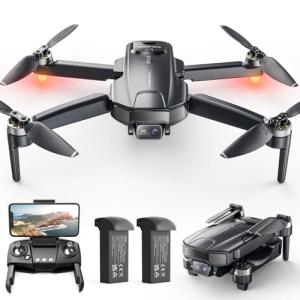 WeFone Drones with Camera for Adults 4k, WF31 GPS RC Drone FPV Foldable Quadcopter for Beginner with Brushless Motor, 5G Wi-Fi Transmission, Auto Return, Follow Me, Waypoints, 50 Min Flight Time