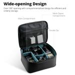 AMBITFUL Carrying Bag Zoom P7 for Photography Equipments with Large Capacity, Multi-functional Storage Case for Mini Drone and Other Accessories,with Thick Sponges and Interial Mesh Layer