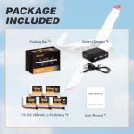 VICMILE 3.7V Lipo Battery 450mAh 25C RC Drone Batteries with 5-in-1 Charger Molex Plug Compatible with Most SYMA and Holystone Quadcopters, Aircraft Models and Mini RC Drones 5PCS