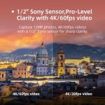 Skyrover S1 Mini Drone with Camera 4K/60fps Video, 48MP Photo with 8K Image Quality, 3-Axis Gimbal Stabilization, 39,000ft Video Transmission, 40-Min Flight Time, Under 249g, Auto Track