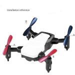 Mini Propeller Blades, 20 Propeller Props Suitable for Remote-Controlled Aircraft Quadcopter, The Propeller of UAV is 1.81 in Long and The Axial Aperture is 0.03 in.Propeller Parts