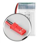 Itexkun 2 Pcs 3.7V 800mAh 25C 902540 Rechargeable Lipo Battery JST Plug with USB Charger for X56W X400 X400W X300C X400C X800 HS110 HS200 S670 V950hd S1750 V2450 X500 HJ818H J819S RC Quadcopter