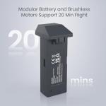 WeFone Intelligent Modular Drone Battery for WF33 and WF30 Drone, 20-Minute Flight Time, 4K Camera Support, High-Capacity Rechargeable LiPo Battery Pack