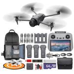 DJI Mavic 4 Pro Drone Fly More Combo Professional Aerial Camera | Advanced Obstacle Avoidance | Long Flight Time | Cinematic Video + 64GB Card + BackPack + Landing Pad + More (12 Pcs)