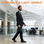 EVA Hard Case with Customizable Foam Insert, 8 x 6 x 4.2 Inch Dustproof Shockproof Protective Carrying Case, Hard Shell Zipper Case for Camera, Drones, Digital Products, Electronic Instruments & More