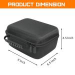 EVA Hard Case with Customizable Foam Insert, 8 x 6 x 4.2 Inch Dustproof Shockproof Protective Carrying Case, Hard Shell Zipper Case for Camera, Drones, Digital Products, Electronic Instruments & More