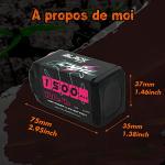 CNHL 1500mAh 4S Lipo Battery 14.8V 100C with XT60 Plug for FPV Drone Racing RC Quadcopter Helicopter Airplane Boat Car(2 Packs)