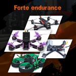 CNHL 1500mAh 4S Lipo Battery 14.8V 100C with XT60 Plug for FPV Drone Racing RC Quadcopter Helicopter Airplane Boat Car(2 Packs)