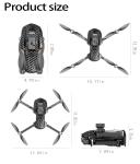 GPS Drone with 4K Dual Cameras & 4.5in Large-Screen Remote - Infrared Obstacle Avoidance, LED Night Lights, Brushless Motors, 2 Rechargeable Batteries, Wi-Fi FPV Real-Time Transmission, Hovering Altitude Hold Mode, GPS Auto Return & Follow Me Mode - Foldable Lightweight RC Airplane Quadcopter for Outdoor/Aerial Photography/Vlogging, Suitable for Beginners