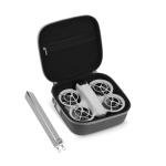 Flymile Neo Carrying Case, Small Shoulder Bag for DJI Neo Drone, Portable PU Bag for DJI Neo Drone and Batteries Grey Accessories(Not for Neo 2)