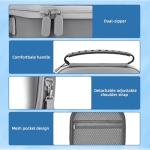 Flymile Neo Carrying Case, Small Shoulder Bag for DJI Neo Drone, Portable PU Bag for DJI Neo Drone and Batteries Grey Accessories(Not for Neo 2)